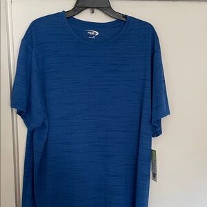 Mens Royal Blue Short Sleeve athletic shirt